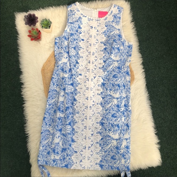 Lilly Pulitzer Melani Shift Dress Fancy Feet - Picture 2 of 12